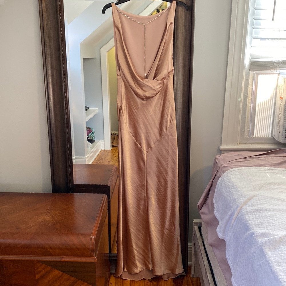 Champagne Rhinestone Gown ♡